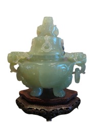 Chinese Jade Censer Incense Burner