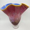 Ken / Ingrid Hanson Signed Fluted Daffodil Vase - 15