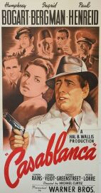 Casablanca Hollywood Poster