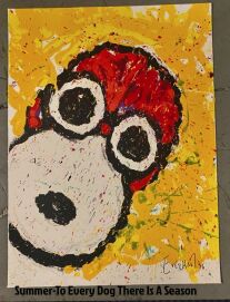 Tom Everhart Signed/Numbered Litho "Every Dog a Season - Summer" LE