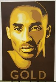 "GOLD" Kobe Bryant Sports Poster