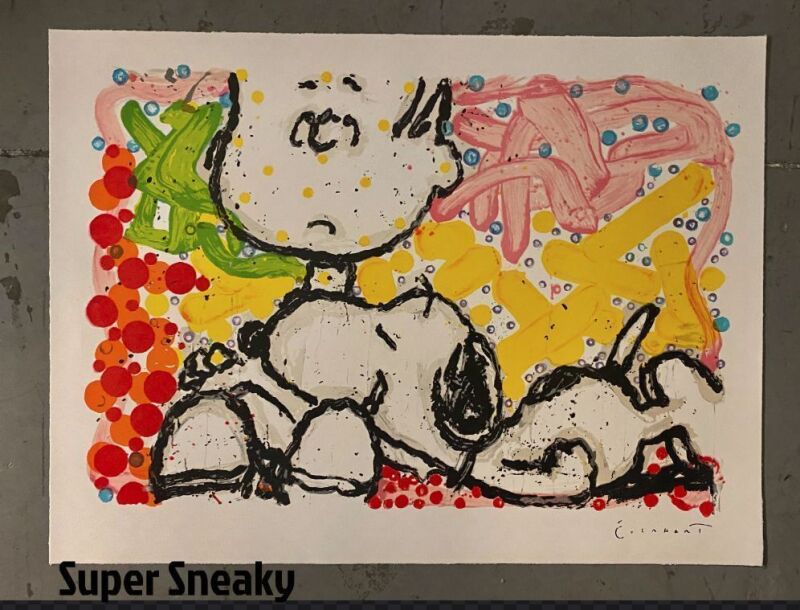 Tom Everhart Signed/Numbered Litho "Super Sneaky" LE
