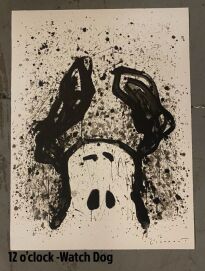 Tom Everhart Signed/Numbered Litho "Watch Dog - 12 o'clock" LE
