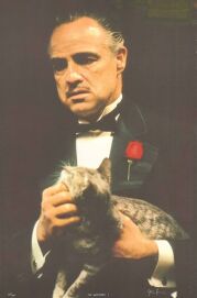 The Godfather I (The Godfather's Cat) Gangster Poster