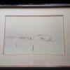Lawerence Nelson Signed / Numbered Lithograph ~ " Horses in Blizzard" 15/25