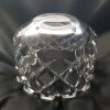 ORREFORS SIGNED & NUMBERED SOFIERO ROUND CRYSTAL BOWL, 4.5” - 3
