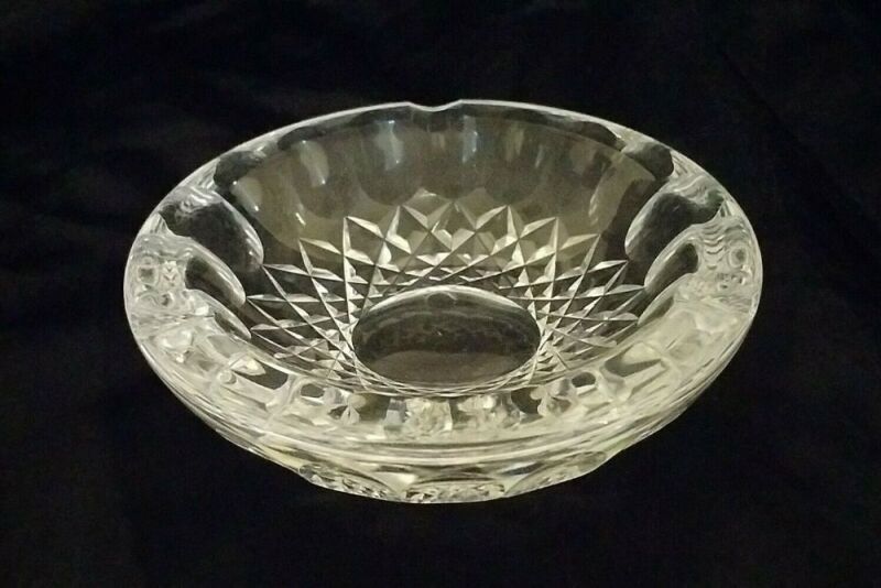 Waterford Crystal Colleen Pattern Ashtray Star Bottom 5" Retired