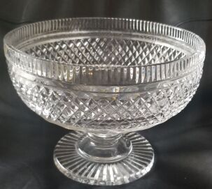 Waterford Crystal "CASTLETOWN" Footed Centerpiece Bowl