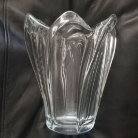 Vannes French Crystal Vase ~ Circa 1950's 