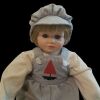 Laura Cobabe Signed Limited Edition Porecelain Doll - Boy w/ Cap - 2