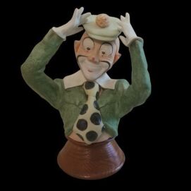 Rohn's Clowns Limited / Numbered "Auguste" Figurine # 155 / 7500