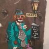 Pierre Louis Laiche -Original Art - Hand Painted Clown on Slate - 2