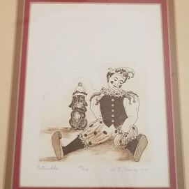 D.B. Harvey ~ Limited / Numbered Etching "Petrushka" #178/250