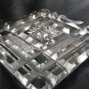Crystal Cut Art Glass Lidded Box - 4