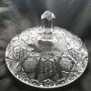 Crystal Covered Candy Dish - Footed - 5