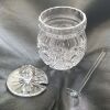 Waterford Crystal Lidded Jar w/ Spoon - 2