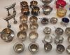 Large Open Salts Containers Lot of 70 pcs ~ Sterling Silver ~ W/ Book - 2