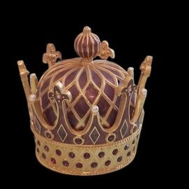 Edgar Berebi~ Jeweled Crown Ring Box Limited Edition 