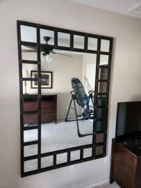 Wrought Iron Framed Mirror