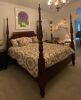 King Size Four (4) Post Wooden Bedframe - 2