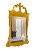 Wooden Framed Mirror in Mustard Yellow