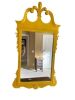 Wooden Framed Mirror in Mustard Yellow - 2