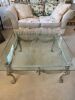 Wrought Metal Glass Top Coffee Table - 2
