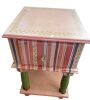 Hand Painted Whimsical Side Table w/ Drawer - 2