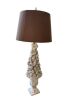 Seashell Table Lamp w Lamp Shade