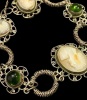 Cameo Bracelet - Hand Carved Jadeite - 2