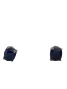 Earrings Sapphires & Diamond Simulants Platineve 5.75 Ctw - 2