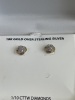 Earrings 18K Gold Over Sterling Silver - 3