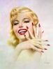 Alberto Vargas "Marilyn" - Fully Signed Original Lithograph on Paper
