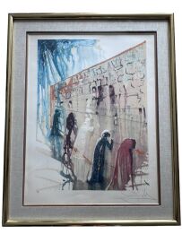 Salvador Dali "Wailing Wall" Signed Lithograph Edition 193/250