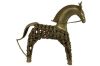 Brass Horse Intricately Handwired-w People, Star Emblem. - 5