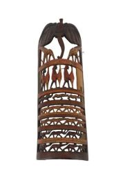 African Wood People Wall Hanging