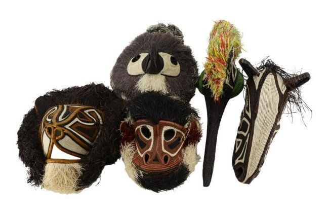 Woven Mask Shaman, Small Harpy Embera Mask Woven - Panama, Horse Mask Woven, Monkey Embera Mask,