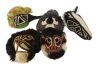 Woven Mask Shaman, Small Harpy Embera Mask Woven - Panama, Horse Mask Woven, Monkey Embera Mask, - 2