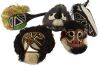 Woven Mask Shaman, Small Harpy Embera Mask Woven - Panama, Horse Mask Woven, Monkey Embera Mask, - 3