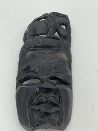 Hand Carved Mask, Heavy Carved Lion