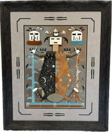 Orlando Myerson "Father Sky & Mother Earth" - Navajo Sand Painting