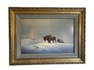 Dahlhart Windberg - Signed/Numbered "The Last Stand" ~ Buffalos