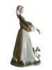Lladro Porcelain Figurine "Nao girl with goose"- Porcelain figurine 1977 - 2
