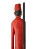 Colon Male & Female Figures Hunter Painted with Rifle - Sculpture - 4