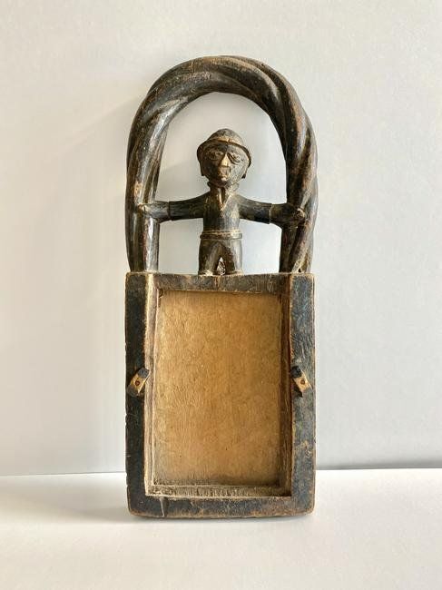 Mirror Locker w/ Colonial Figure - Aboriginal Indigenous Art