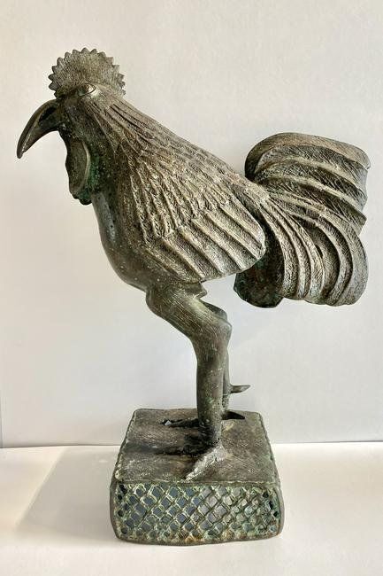 Bronze Rooster - Aboriginal Indigenous Art