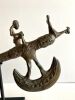 Ashanti Bronze Cerimonial Axe - Aboriginal Indigenous Art - 2