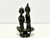 Yoruba (Male/Female) Seated Bronze Figures