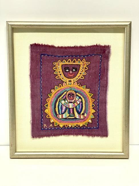 Kuna Mola - Indigenous Panamanian Art (Mother/Child)