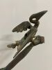 Reclaimed Metal Statue "Man With Bird" - 3